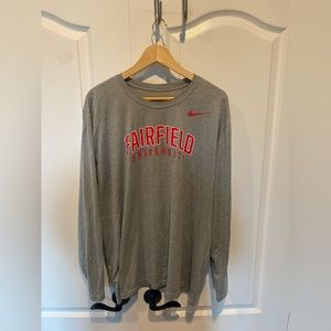 Nike Fairfield University Long Sleeved Dri Fit shirt
